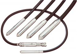Vibrador interno industrial de aire comprimido para hormigón, llanta Ingersoll, diámetro de la cabeza del vibrador