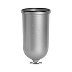 Recipiente metálico - para regulador de filtro y filtro "Standard" - incl. junta tórica y válvula de vaciado manual