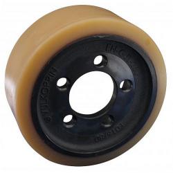 Koło napędowe - dla "Linde" - koło z Vulkollanu - obręcz odlewana - średnica koła 254 mm - szerokość koła 102 mm