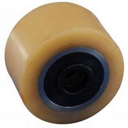 Rolka nośna - dla „Linde” - koło z wulkolanu - obręcz odlewana - Ř koła 85 mm - szerokość koła 55 mm - Ř otworu osi 20 mm