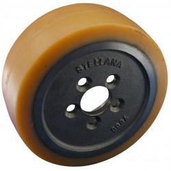 Koło napędowe - dla "Linde" - Koło z Vulkollanu - obręcz odlewana - ø koła 230 mm - szerokość koła 90 mm