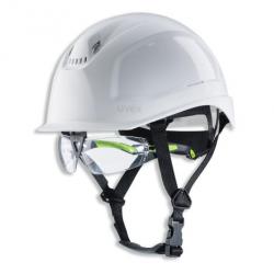 Förderfähiger Schutzhelm uvex pheos S-KR IES - mit kurzem Schirm - Vollsichtbrillenhalter und IES