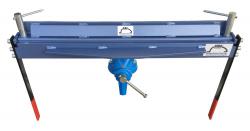 Knikbank voor bankschroefmontage - standaard professioneel - 630 mm werkbreedte - platen tot 1,2 mm
