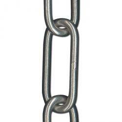 Cadena de eslabones de caída/tracción - Ø 2,3 mm - longitud 10-50 m - acero inoxidable