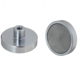Flat pot magneetti - neodyymiä Iron Baron - käpyjä