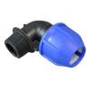Racor codo - polipropileno - para tubos PE - tubo Ø 20 a 110 mm - macho G 1/2" a G 4" - PN 12,5 a 16