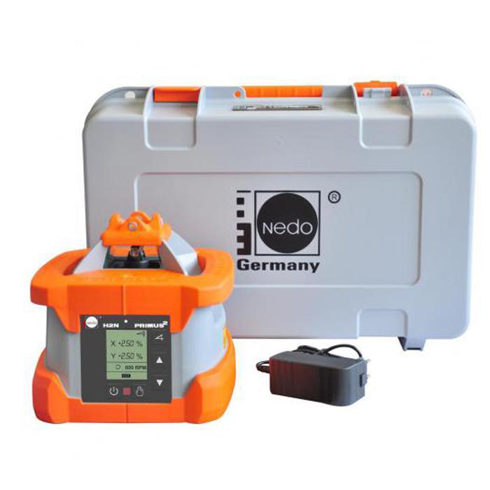 Nedo Rotary Laser PRIMUS² H2N - den fuldautomatiske toakse hældningslaser til fagfolk