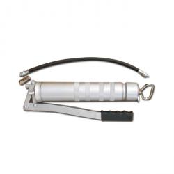 Pistola per grasso Grease Gun Binda - acciaio e alluminio - 1 kg / min - con tubo flessibile e giunto idraulico