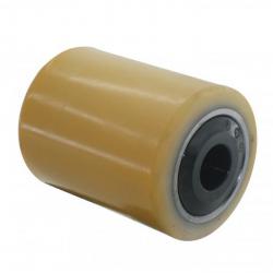 Ruote Per Transpallet Set Di 4 Rulli Per Carrelli Elevatori Elettrici 80x60mm (Dia 80mm, Larghezza 60mm) 80x70mm (Dia 80mm, Larghezza 70mm) Ruota Per Transpallet Rullo Di Carico In Poliuretano Con Cuscinetti Con