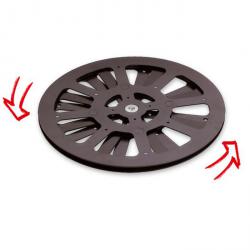 Couronne d'orientation légère - plastique - couronne d'orientation Ø 160 à 300 mm - capacité de charge 100 à 150 kg