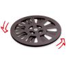 Couronne d'orientation légère - plastique - couronne d'orientation Ø 160 à 300 mm - capacité de charge 100 à 150 kg