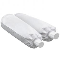 Protectores de brazos "ARSTEN" - blancos - con puños de punto