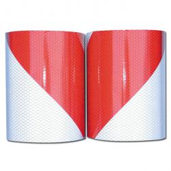 Advarsel merking tape - svært reflekterende signal folie type II - 9 m lang
