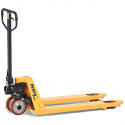 Transpalette - capacité de charge 2500 kg - roues en caoutchouc plein élastique, galets en polyuréthane