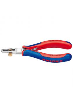 Elektronica-striptang - 140 mm - spiegelglans gepolijst - met meercomponentenbehuizing