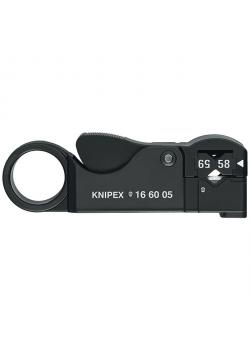 Koax-Abisolierwerkzeug - 105 mm - Kabeltyp RG 58, RG 59 + RG 62