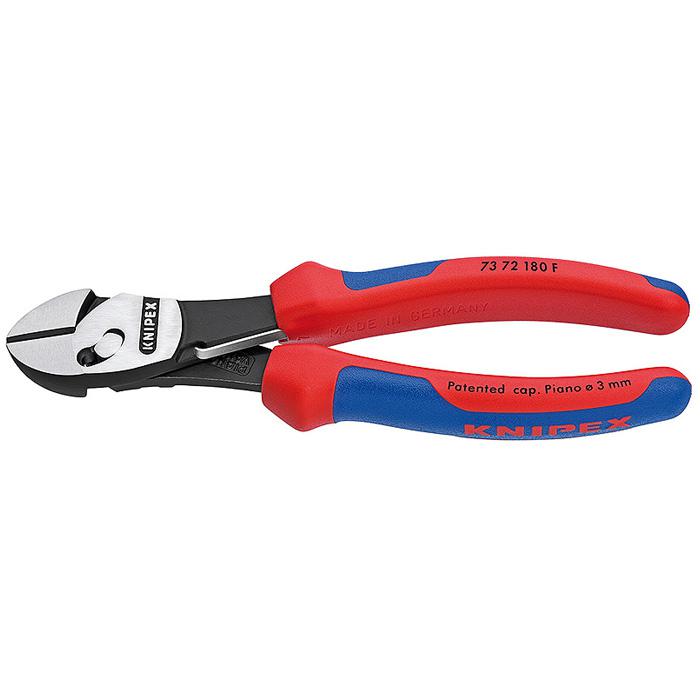 KNIPEX TwinForce® krachtige zijkniptang - 180 mm - zwart geatramenteerd - gepolijst
