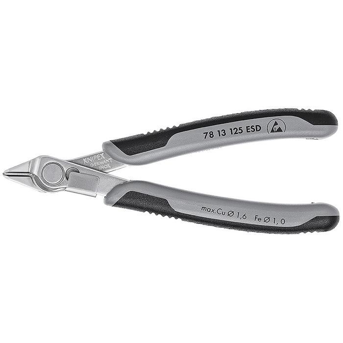 Electronic Super Knips® - gepolijst - 125 mm - met draadklem - met meercomponentenbehuizing