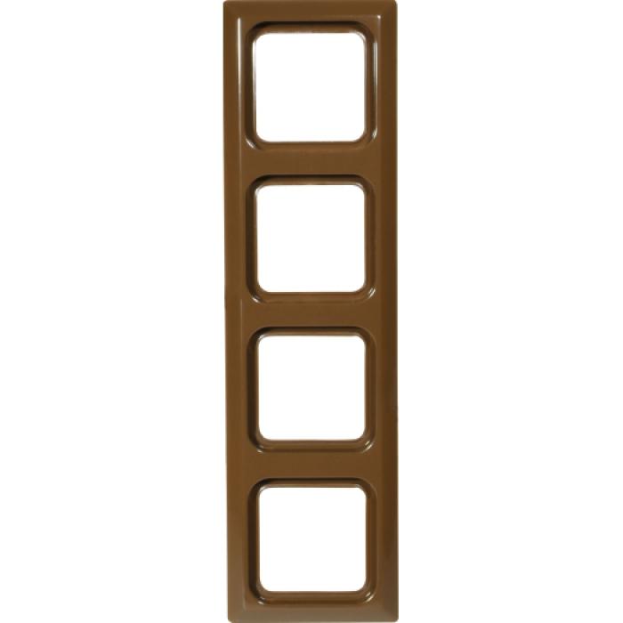 Afdekframe Kanto - kleur sepiabruin - framebreedte 82 mm - IP 20