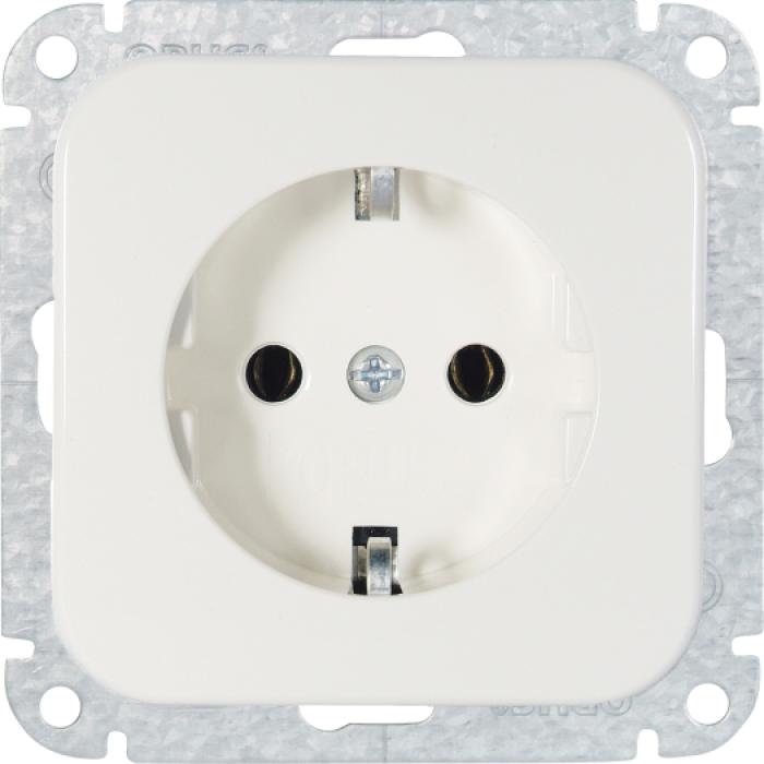 Earthed socket Opus 1 sans griffes - 250 VAC, 50 Hz, 16 A