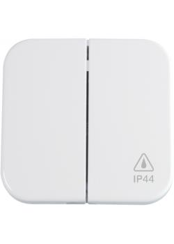 Serien-Wippe Opus 1 - spritzwassergeschützt IP 44 - Wippenmaß 58,6 x 58,6 mm
