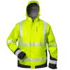 Høj synlighed-Winter Softshell jakke "Melvin" - med hætte