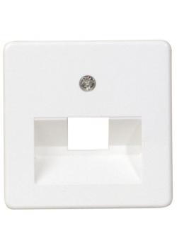 Abdeckung Opus 55 für Modular-Anschlussdosen - 1-fach - 50 x 50 mm