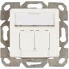Dataconnector Opus® 1 "Cat 5e" en "Cat 6+" - AMJ 45 - Kleur: puur wit