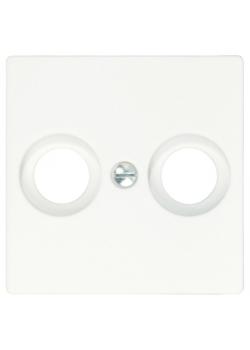 Antennenabdeckung Opus® 55 - 2-Loch TV/RF
