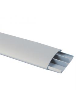 Canal de suelo - 18x75 mm - PVC resistente a la pisada - 2 m - color gris - precio por unidad de embalaje