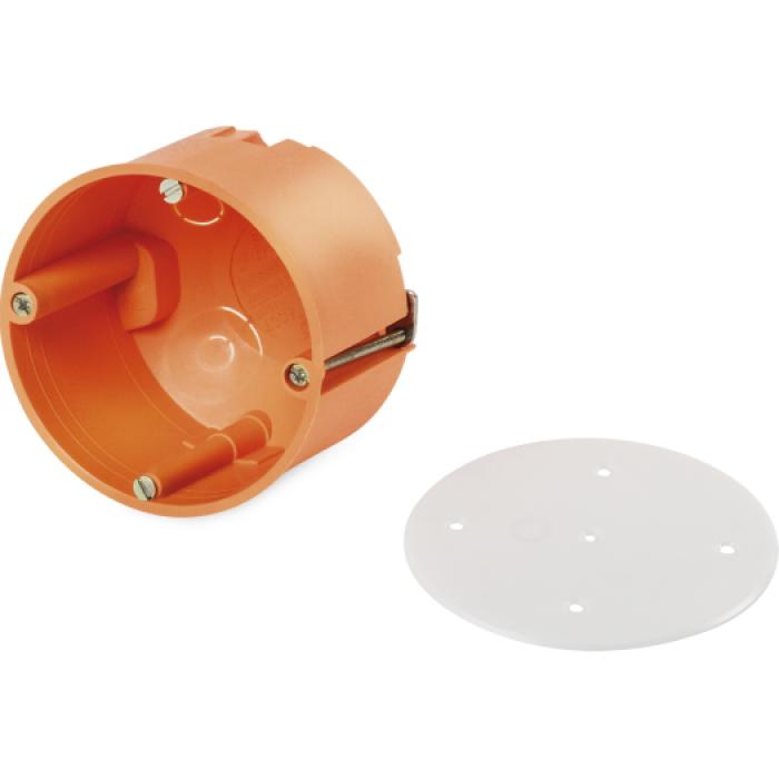 Holle wandverdeeldozen - met deksel en schroeven - Ø 70-120 mm - IP 30
