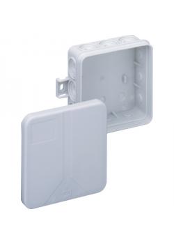 Caja de derivación para montaje en superficie/FR - IP 55 - 85 x 85 x 37 mm - gris claro - 10 piezas