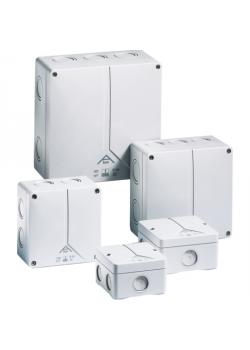 AP/FR kytkentärasiat "A-Box" - IP 65 - riviliittimellä - vaaleanharmaa