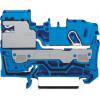 borne de desconexión N de 1 hilo - 250 V / 4 kV / 3 - color azul