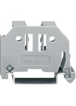 Pinza terminal - anchura 10 mm - color gris