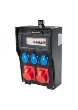 Vollgummi-Wandverteiler "Witten" - verdrahtet - IP 54 - 380 x 260 x 150 mm