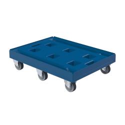 Carro de transporte universal azul - para eurocajas - capacidad de carga 300 kg