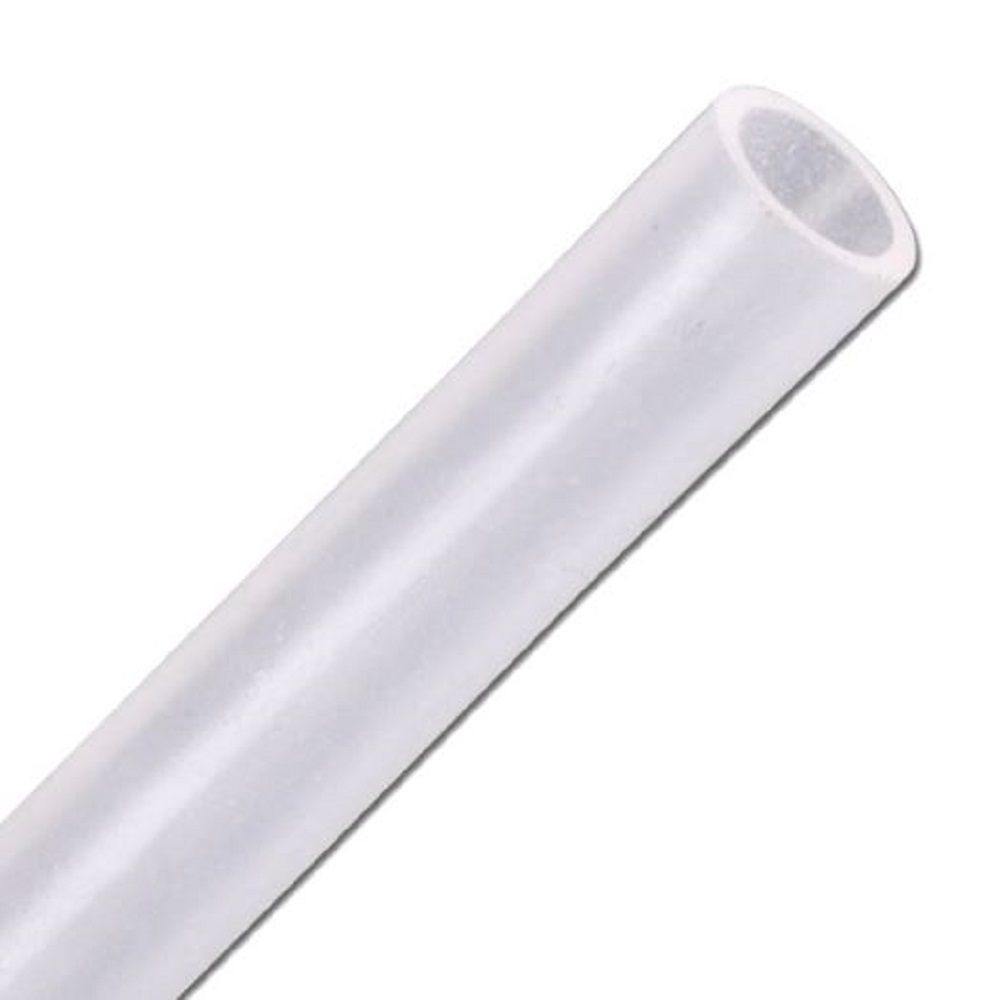 BGA / FDA kompatibel silikone-rør - talkumbelagt - 60 ° land - indre Ø 6 til 8 mm - Pris pr. Rulle
