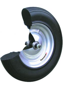 Wheel - Wheelbarrow - 400x100mm - Kugell. - Polymeeriset kumi
