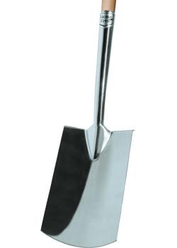 Tuinspade - T-steel - Zwanehals - Roestvrij staal