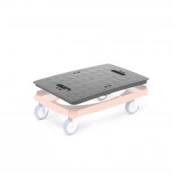 Trolleyhoes - zwart - 632x404x26 mm