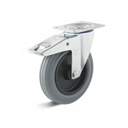 Zwenkwiel - thermoplastwiel - wiel-Ø 80 tot 250 mm - bouwhoogte 100 tot 290 mm - draagvermogen 50 tot 295 kg