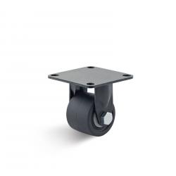 Miniroulette fixe pour très résistante - roue en polyamide - à roulement à billes - Ø de la roue 65 mm - hauteur totale 95 mm - capacité de charge 500 kg