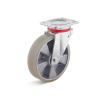 Roulette pivotante - roue en polyuréthane - antistatique - Ø de la roue 100 à 250 mm - hauteur totale 127 à 297 mm - capacité de charge 280 à 800 kg