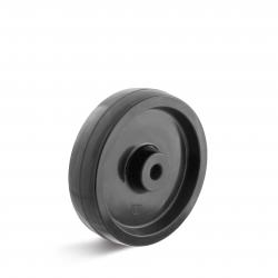 Rueda de plástico Ditherm resistente al calor - Diámetro de rueda 80-100 mm - Altura de construcción 108 a 128 mm - Capacidad de carga 170 a 190 kg