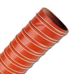 Manguera de aspiración - silicona - SIL 2 - diámetro nominal 13 a 305 mm - presión de trabajo 0,5 a 2,8 bar - rojo/negro - longitud 4 m - precio por rollo