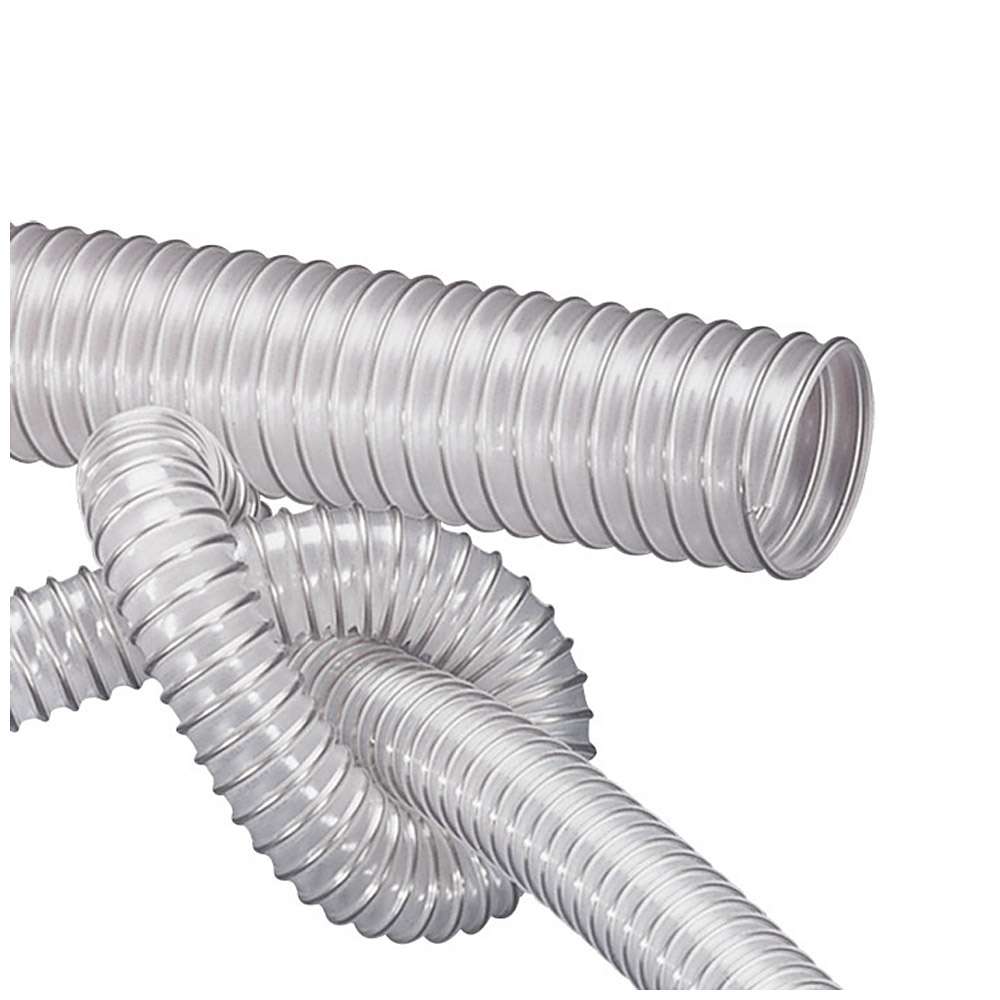 AIRDUC® PUR 350 AS - Tuyau d'aspiration et de transport PU - antistatique - Ø intérieur 25 à 500 mm - Ø extérieur 32 à 507 mm - prix par rouleau et par mètre