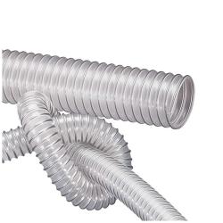 AIRDUC® PUR 350 AS - Tuyau d'aspiration et de transport PU - antistatique - Ø intérieur 25 à 500 mm - Ø extérieur 32 à 507 mm - prix par rouleau et par mètre