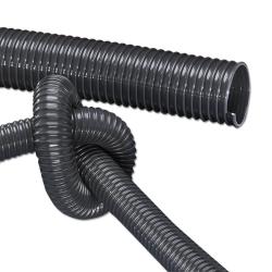 Tuyau d'aspiration et de transport en PVC - Ø extérieur 25 à 150 mm - Ø intérieur 31 à 162 mm - Rayon de courbure 17,5 à 105 mm - Prix par rouleau