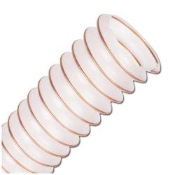 PU - Tuyau d'aspiration spiralé - très flexible - léger - polyuréthane - spirale en fil métallique - Ø intérieur - 51 à 203 mm - prix au mètre et au rouleau